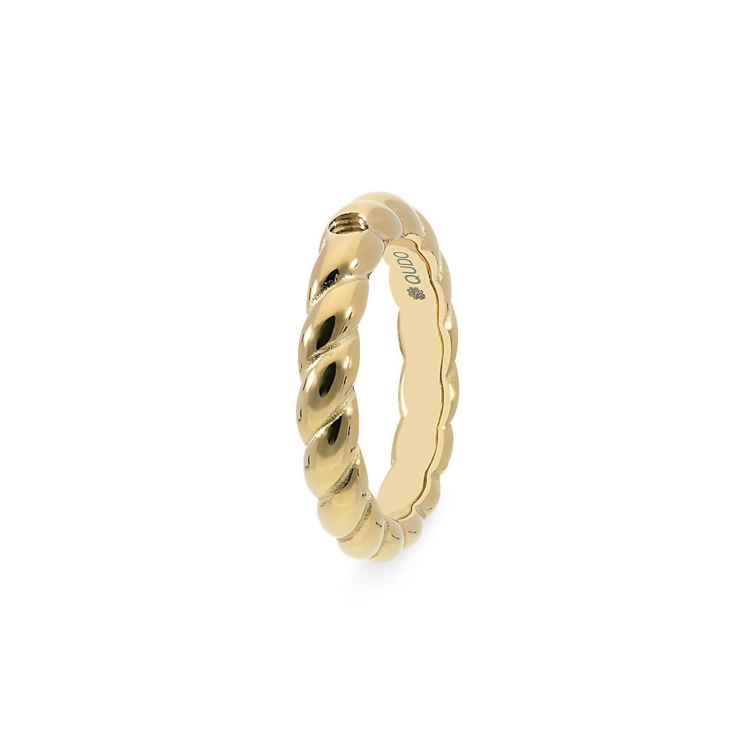 New Qudo Women's Lana Basic Ring In Gold